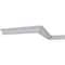 Ekena Millwork 3/4"H x 3/4"P x 94 1/2"L, (1" Repeat), Hillsborough Traditional Smooth Crown Moulding MLD02X01X01HI - alternate 5